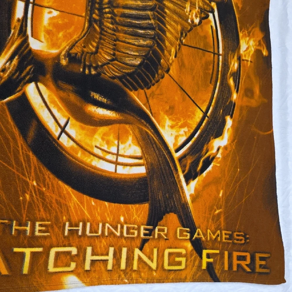 The Hunger Games Tapestry - Fiery Orange and Black - Picture 2 of 7